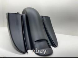 Drop Back Saddlebags & Fender Stretched 7 Down & 14 Back Harley Baggers 97-13
