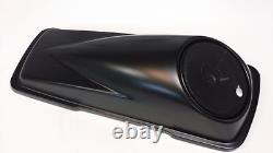 Dual Exhaust Stretched Saddle Bags 6 Inches Harley Davidson Touring Flh Bagger