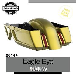 Eagle Eye Yellow Holeshot Chopped Bagger Kit For Harley Davidson Touring 14+