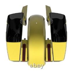 Eagle Eye Yellow Holeshot Chopped Bagger Kit For Harley Davidson Touring 14+