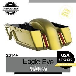 Eagle Eye Yellow Holeshot Chopped Bagger Kit For Harley Davidson Touring 14+