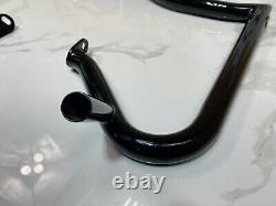 Factory 47 Rear Crash Bar Anarchy Black for 97-23 Harley Baggers