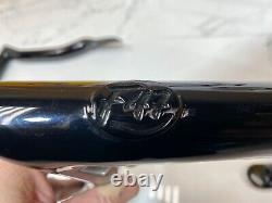 Factory 47 Rear Crash Bar Anarchy Black for 97-23 Harley Baggers