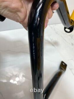 Factory 47 Rear Crash Bar Anarchy Black for 97-23 Harley Baggers
