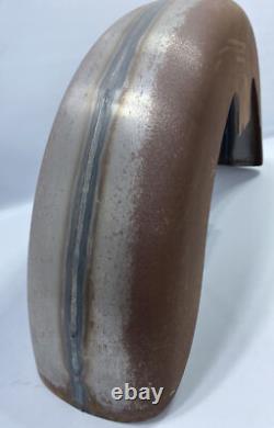 Fat Katz Steel Wrap Front Fender Harley Davidson Touring Raw Custom bagger