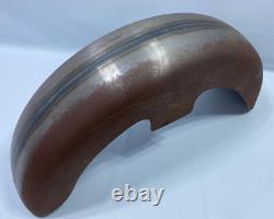 Fat Katz Steel Wrap Front Fender Harley Davidson Touring Raw Custom bagger