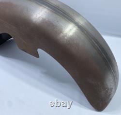 Fat Katz Steel Wrap Front Fender Harley Davidson Touring Raw Custom bagger