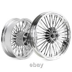 Fat Spoke 21X3.5 18X5.5 Wheels ABS for Harley Touring Street Road Glide 2009-UP