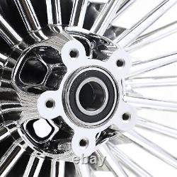 Fat Spoke 21X3.5 18X5.5 Wheels ABS for Harley Touring Street Road Glide 2009-UP