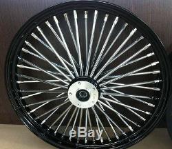 Fat Spoke 21 Black Front Wheel 08-13 Harley Flhx Street Glide Flhxse Cvo Bagger