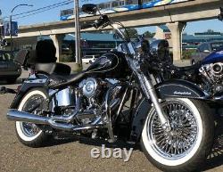 Fat Spoke Wheel 18x3.5 Rear For Harley Touring Bagger Models 2000-2008 New