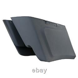 Fiberglass 6 Stretched Saddlebags Fit For Harley Touring Street Glide 2014-Up