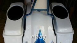 Fiberglass Harley Davidson Ultra Glide SaddleBag Bagger 6x9 Speaker Lids Touring