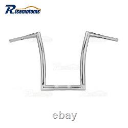 Fit Harley Road Glide 2015-21 Chrome 14 Fat Ape Hanger 1-1/2'' Z-Bar Handlebars