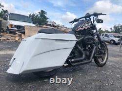 Fits Harley Davidson Sportster 883 / Dyna / Sportster Fiberglass Bagger Kit
