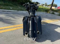 Flh Touring Bagger Down and Out Stretched Saddlebags 10 Audio Harley Davidson