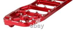 Flo Motorsports V5 Bagger/Touring Floorboards Red #FPEG-800V5R Harley Davidson