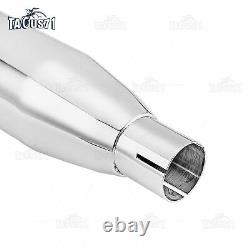 For 1995-2016 Harley Touring All Baggers 3.5 Slip-On Mufflers Exhaust Pipes