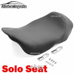 For 2008-UP Harley Touring Road Street Glide Bagger Dresser Solo Driver PU Seat