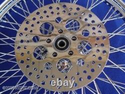 For Harley Round Oem Polished Circular Front Brake Rotor Pair Touring Bagger