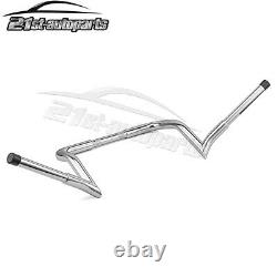 For Harley Street Electra Glide Chrome 12 Meathook Handlebar APE Hanger Bars