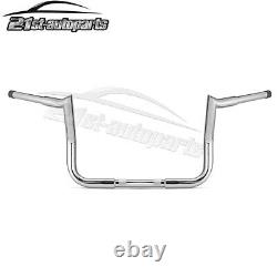 For Harley Street Electra Glide Chrome 12 Meathook Handlebar APE Hanger Bars