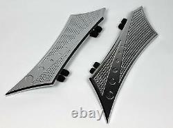 Front Floorboards for Harley Baggers Chrome-E-O Chrome Diamond Harley Davidson