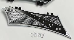 Front Floorboards for Harley Baggers Chrome-E-O Chrome Diamond Harley Davidson