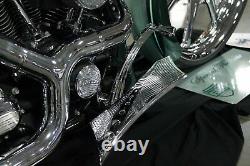 Front Floorboards for Harley Baggers Chrome-E-O Chrome Diamond Harley Davidson