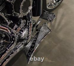 Front Floorboards for Harley Baggers Chrome-E-O Chrome Diamond Harley Davidson