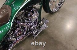 Front Floorboards for Harley Baggers Chrome-E-O Chrome Diamond Harley Davidson