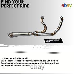 GNARLY 2-Into-1 Exhaust System for Harley-Davidson Touring Bagger 1996-2016