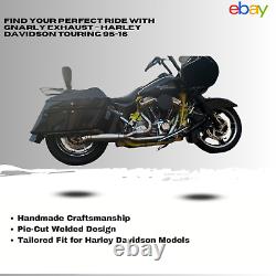 GNARLY 2-Into-1 Exhaust System for Harley-Davidson Touring Bagger 1996-2016
