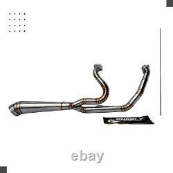 GNARLY 2-Into-1 Exhaust System for Harley-Davidson Touring Bagger 1996-2016