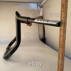 Gloss Black 10 Rise Ape Monkey Bagger Bar Handlebars For Harley Touring Batwing