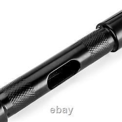 Gloss Black 10 Rise Ape Monkey Bagger Bar Handlebars For Harley Touring Batwing