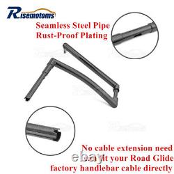 Gloss Black 12'' MONSTER Monkey Bagger 1.5'' Bar Handlebar For Harley FLTR 2015+