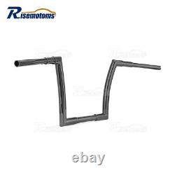 Gloss Black 12'' MONSTER Monkey Bagger 1.5'' Bar Handlebar For Harley FLTR 2015+