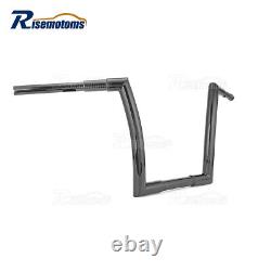 Gloss Black 12'' MONSTER Monkey Bagger 1.5'' Bar Handlebar For Harley FLTR 2015+