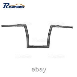 Gloss Black 12'' MONSTER Monkey Bagger 1.5'' Bar Handlebar For Harley FLTR 2015+