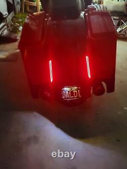 HARLEY DAVIDSON Bagger STRETCHED SADDLEBAGS EXTENDED Overlay FENDER