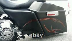 HARLEY DAVIDSON SIDE COVERS FOR STRETCHED SADDLEBAGS TOURING 96-2013 bagger