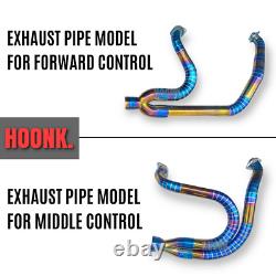 HOONK Exhaust System For Harley Davidson TOURING BAGGER 2-1 Model
