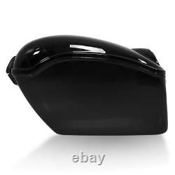 Hard saddlebags Nebraska 12l for Harley Davidson Dyna Street Bob/ Wide Glide