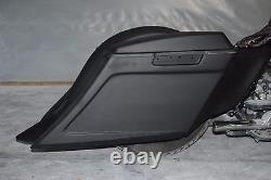 Harley Bagger Stretched 6 down 9 Back SaddleBags And Rear Fender 97-2008 flh