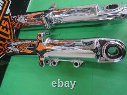 Harley Davidson 00-13 BAGGER's PAIR OEM CHROMED DUAL DISC LOWER FORK LEGS