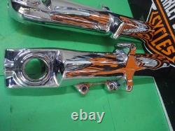 Harley Davidson 00-13 BAGGER's PAIR OEM CHROMED DUAL DISC LOWER FORK LEGS