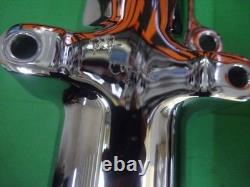 Harley Davidson 00-13 BAGGER's PAIR OEM CHROMED DUAL DISC LOWER FORK LEGS