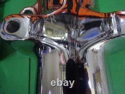 Harley Davidson 00-13 BAGGER's PAIR OEM CHROMED DUAL DISC LOWER FORK LEGS