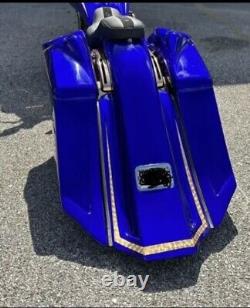 Harley Davidson 10 Speaker Audio Bags Stretched Saddlebags, Fender & side 97-08